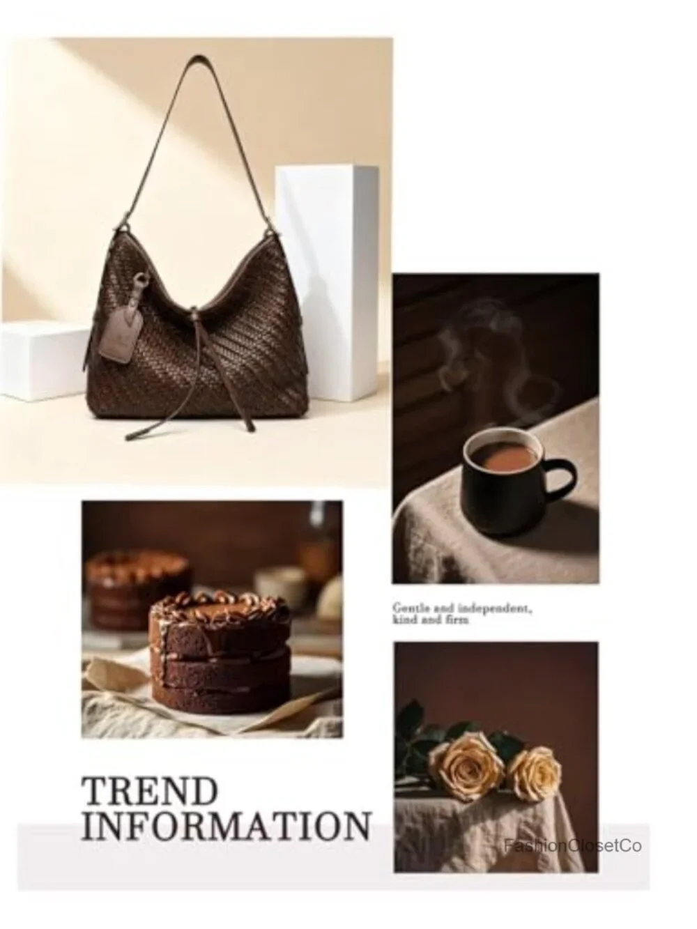Woven Leather Shoulder Bag Hobo Tote Crossbody Bag